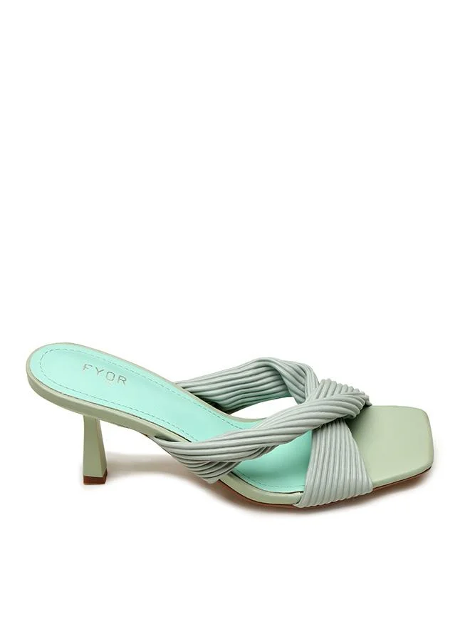 FYOR Textured Twist Strap Mule CMJ 01